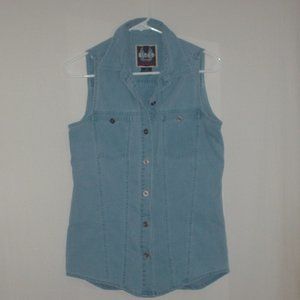 Ladies Harley-Davidson Biker Blues blue denim vest